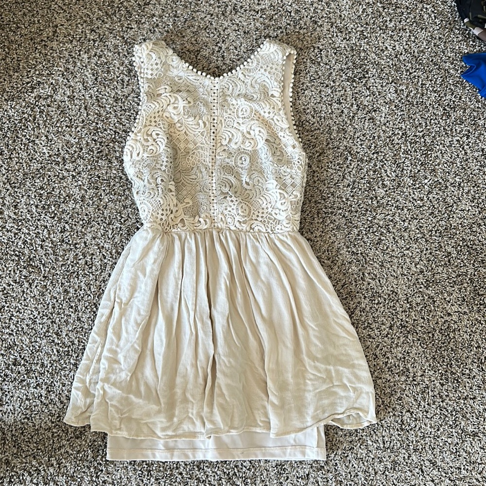 Cream dress